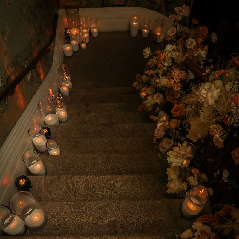 Candle Wax Pearls with Candle Jar