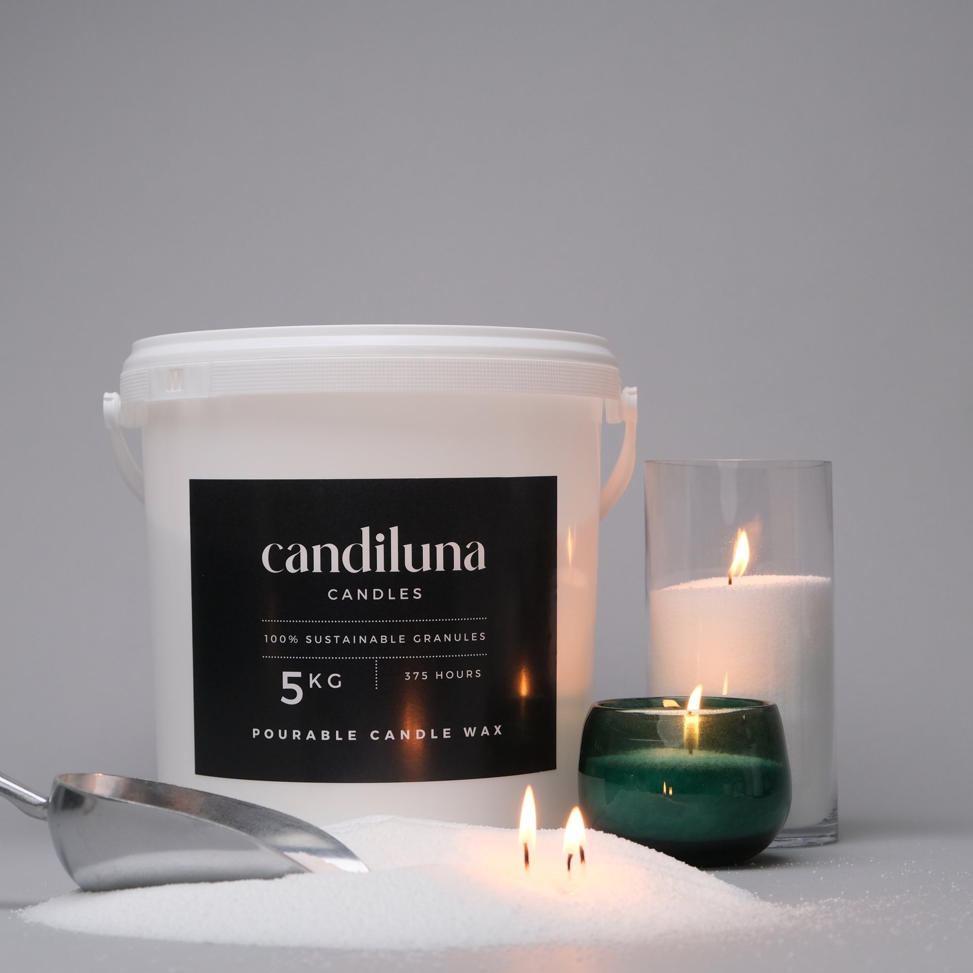 Candiluna Candle Wax Pearls - 5kg Drum