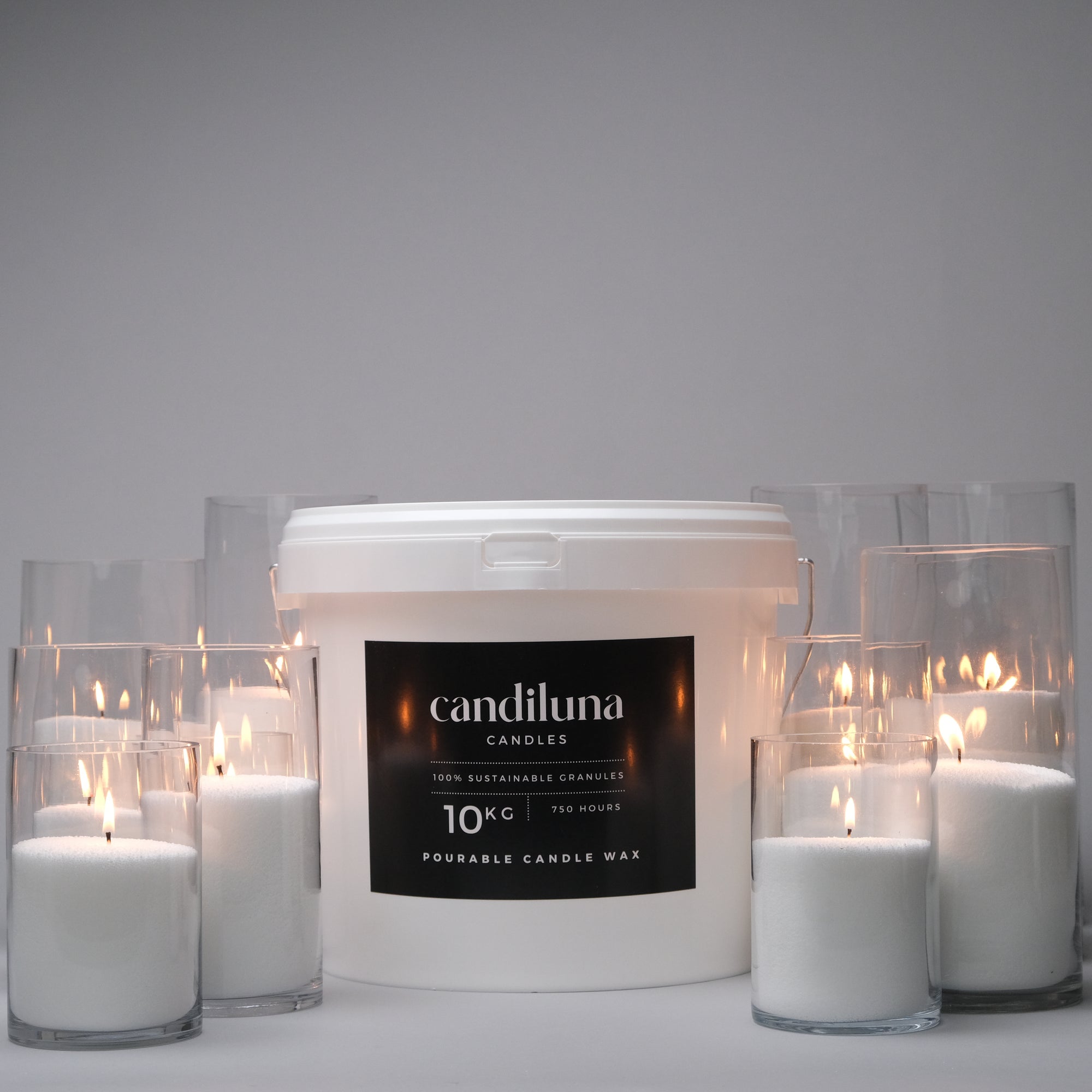 Candiluna Candle Wax Pearls - 10kg Drum